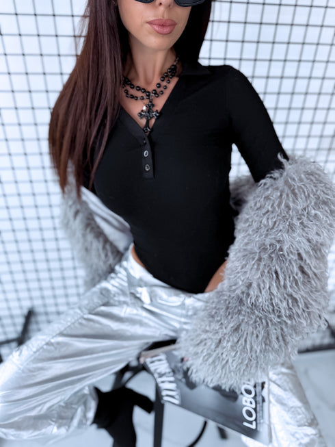 Bodysuit "AMBER FALL" RT118 – Black